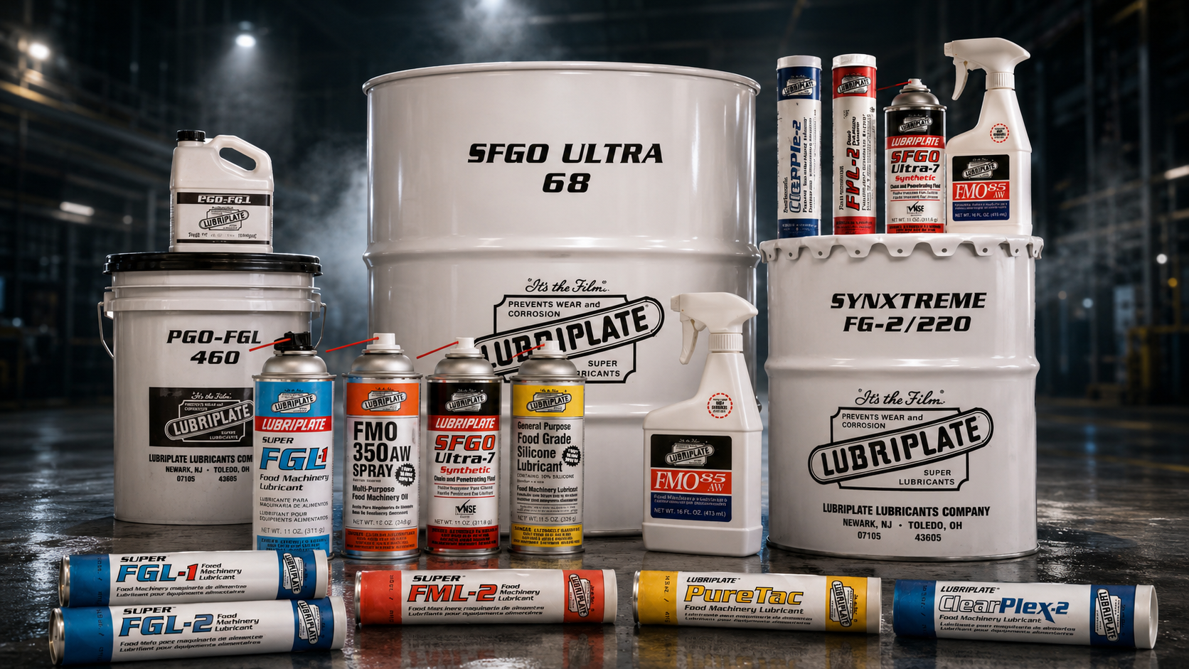 Lubrificantes com Grau Alimentício (NSF H1)