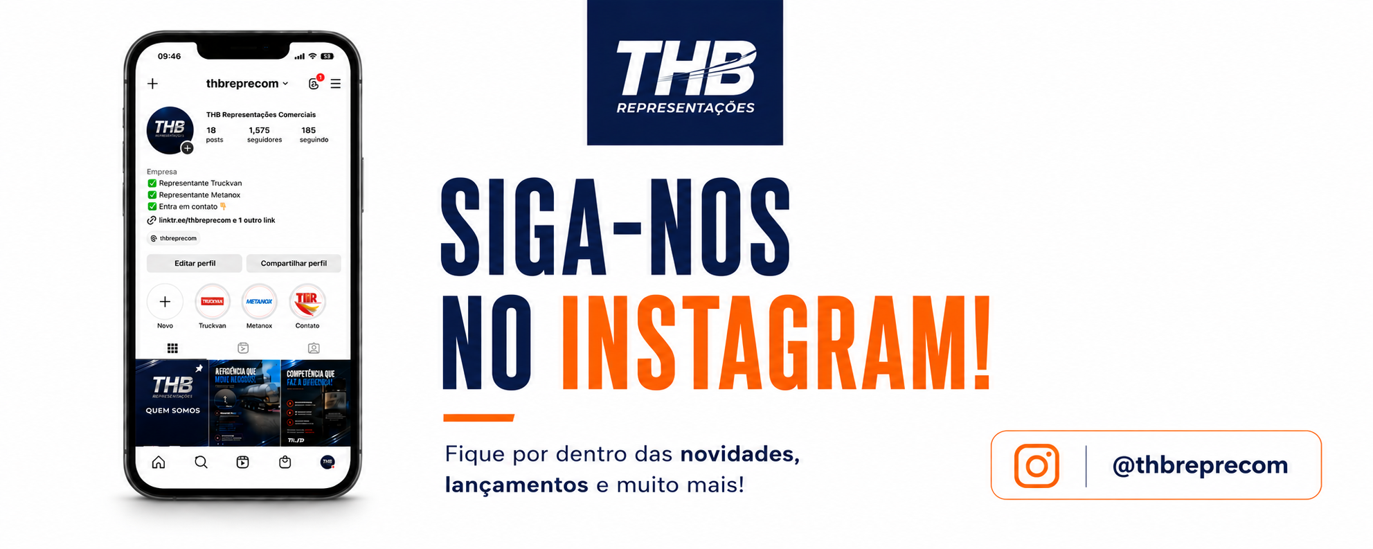 Siga-nos nas redes sociais