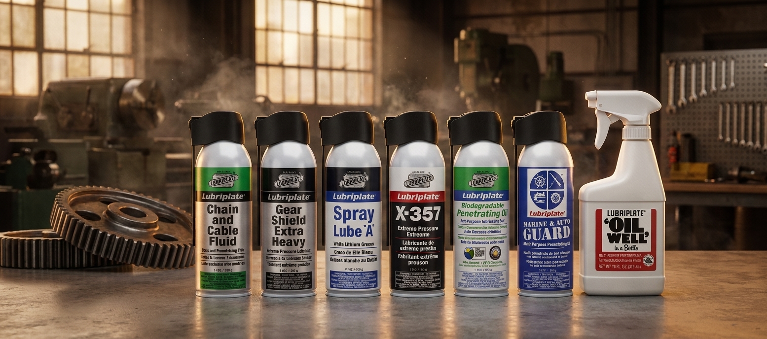 Fluidos de Usinagem, Limpeza e Aerossóis (Sprays)